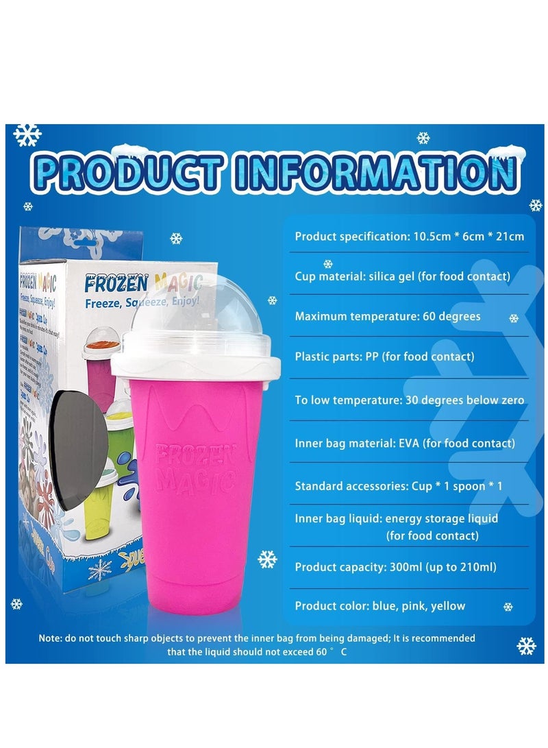 ELTRAZONE Slushie Maker Cup,TIK TOK Magic Quick Frozen Smoothies Cup,Cooling Icee Maker slushie machine,Slushie Machine for Home Squeeze Slushie Cup,Homemade Milk Shake Ice Cream Maker Portable - Image 4