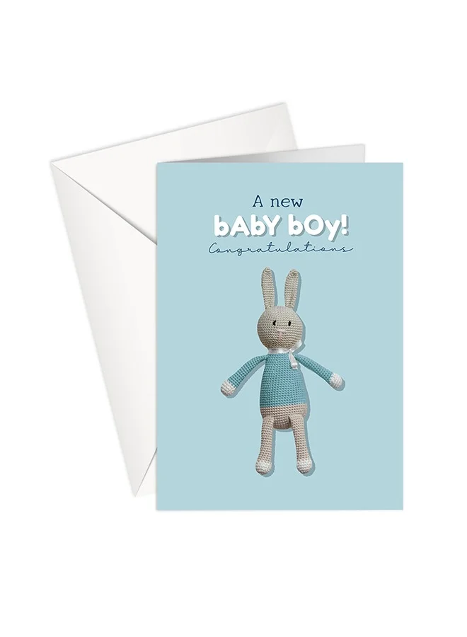 Share The Love A New Baby Boy, Congratulations - Greeting Card