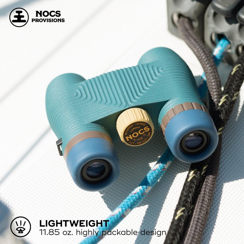 Nocs Provisions Standard Issue 10x25 Waterproof Binoculars, 10X Magnification, Bak4 Prism, Wide View Multi-Coated Lenses for Bird Watching, Hiking & Backpacking - Pacific Blue II - Image 5