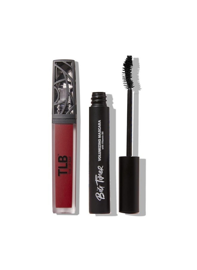 Vegan Eye And Lip Kit, With Bawse Lady Long Lasting Liquid Matte Lipstick And Big Timer Volumizing Black Mascara, 2 Pieces - pzsku/Z0872529CFA3ABEF7C113Z/45/_/1734437902/0ef31c2a-0ca6-4244-afec-78ac04011a1f