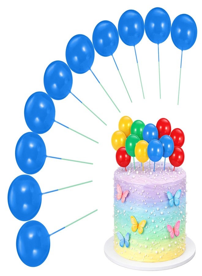 Neyauo 40 Pcs Colorful Foam Ball Cake Toppers Mini Round Ball Inserts DIY Decorative Cake Ornaments Stylish Cupcake Picks for Birthday Wedding Baby Shower Anniversary Christmas Party Decoration Supplies - Image 3