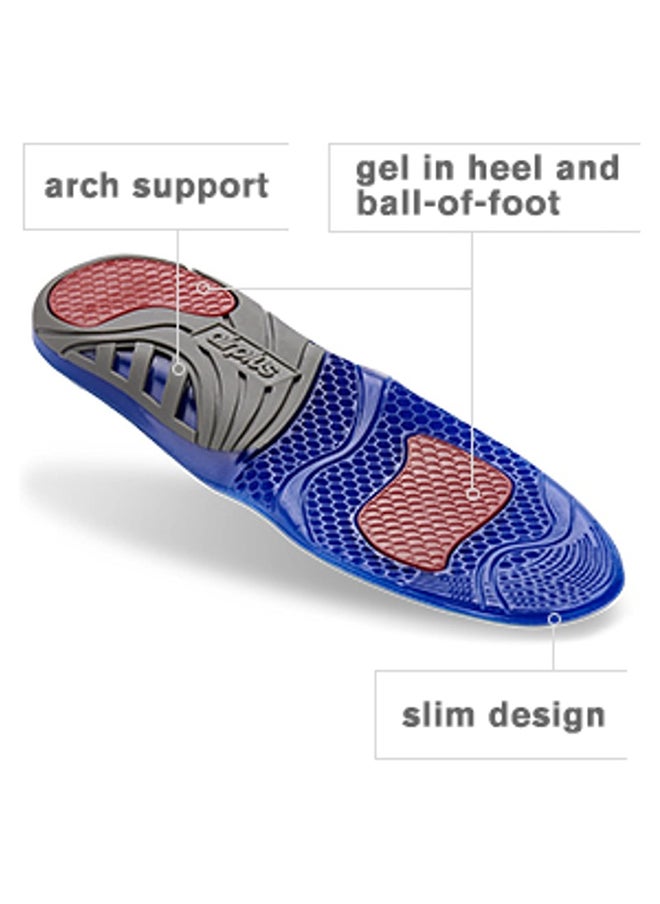 airplus - Extreme Active Gel Lightweight And Breathable Shoe Insoles For Cushion And Support Men'S Size 713 - Image 1