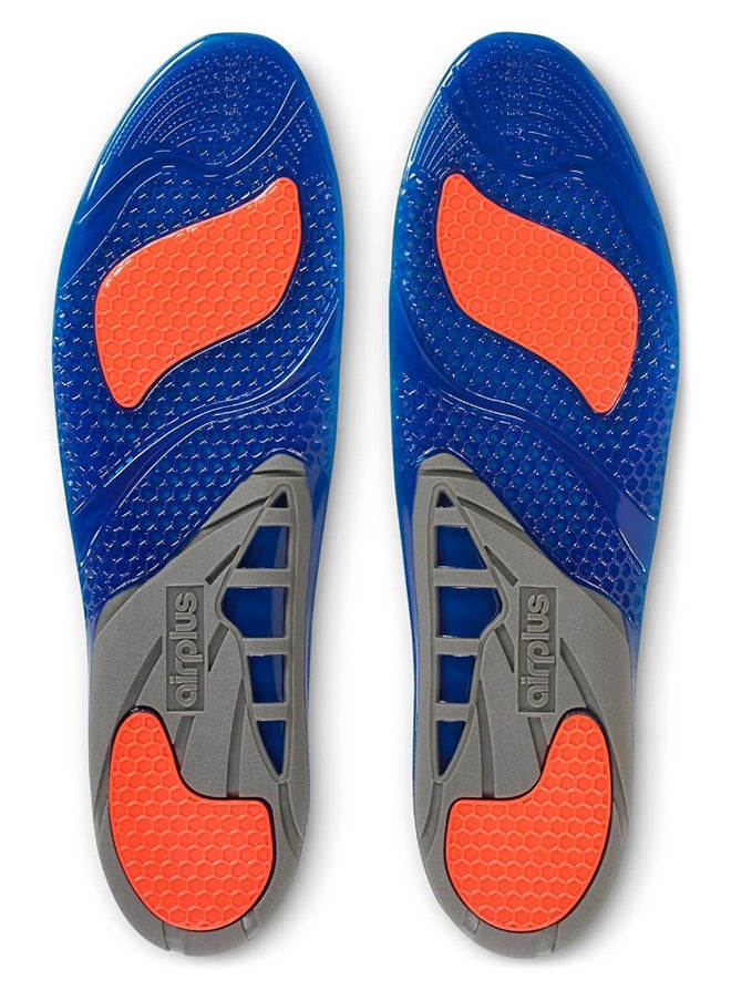 airplus - Extreme Active Gel Lightweight And Breathable Shoe Insoles For Cushion And Support Men'S Size 713 - Image 1