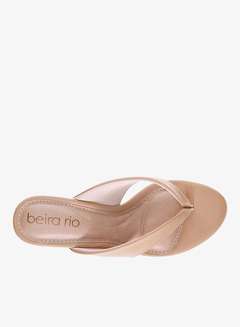 Beira Rio Tan Heels Sandal for Women – Stylish Ladies Heel Sandals & Sling Back Heels for Girls for Women | Best Price UAE