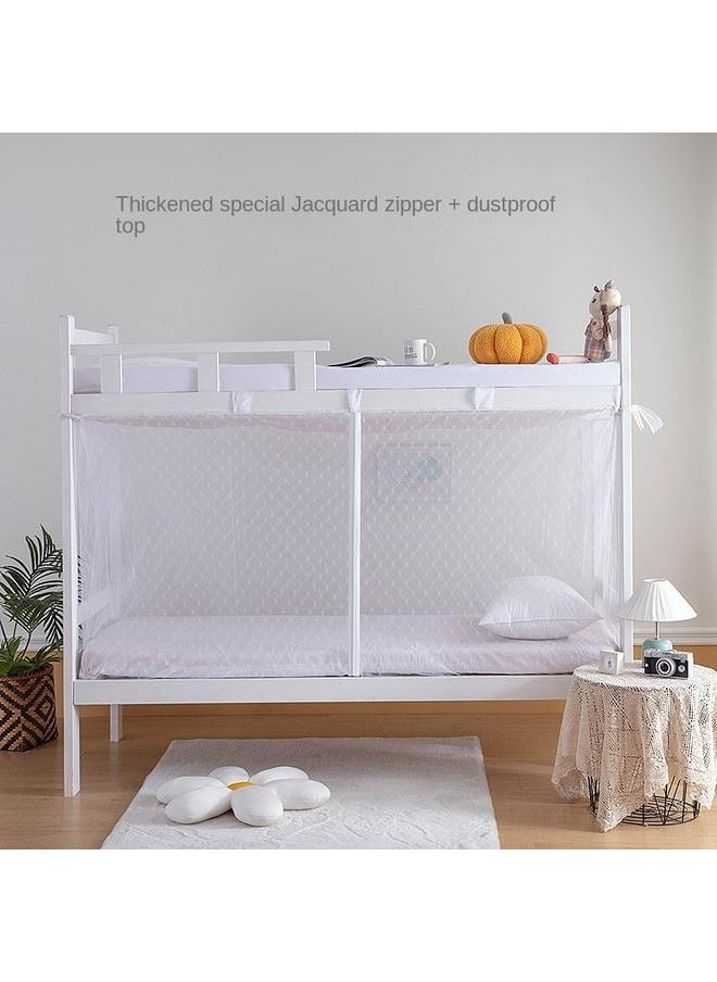 Bluejw Encrypted New Student Mosquito Net Dormitory Bunk 0.9 Meters 1.2m Single Bed Double-sided Zipper 1.5 Home Shading  - Image 3