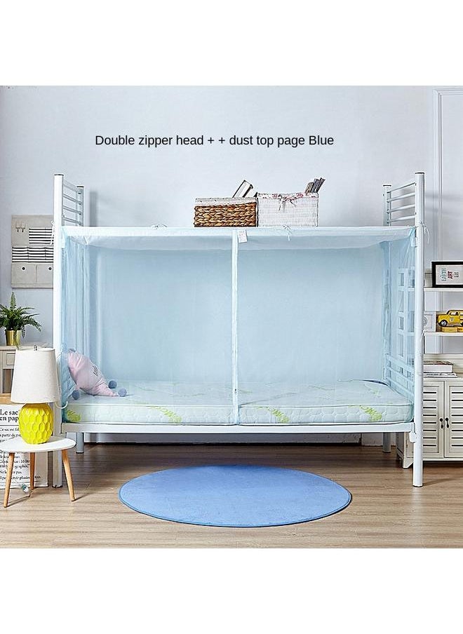 Bluejw Encrypted New Student Mosquito Net Dormitory Bunk 0.9 Meters 1.2m Single Bed Double-sided Zipper 1.5 Home Shading  - Image 5