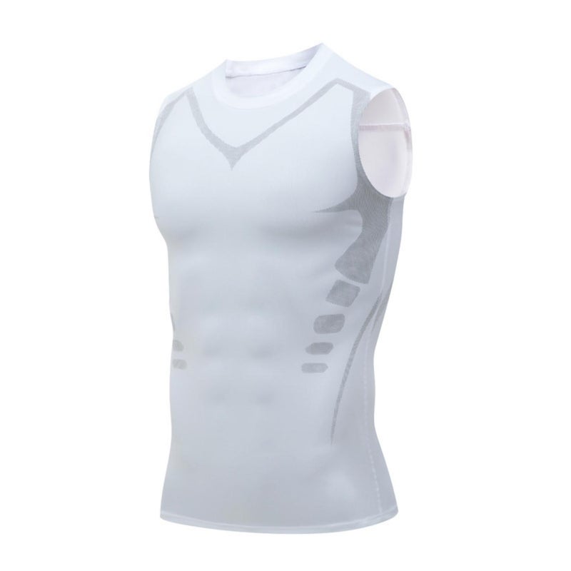 New Version Ionic Shaping Vest - Energxcell Ionic Shaping Vest Crewneck Slimming Compression Tank - Image 1