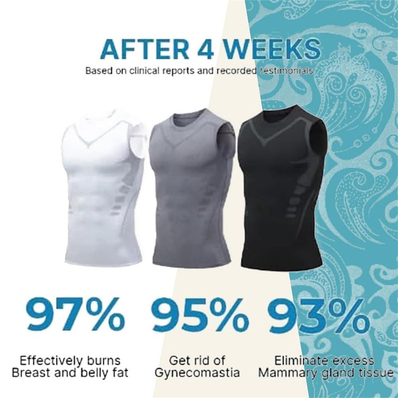 New Version Ionic Shaping Vest - Energxcell Ionic Shaping Vest Crewneck Slimming Compression Tank - Image 4