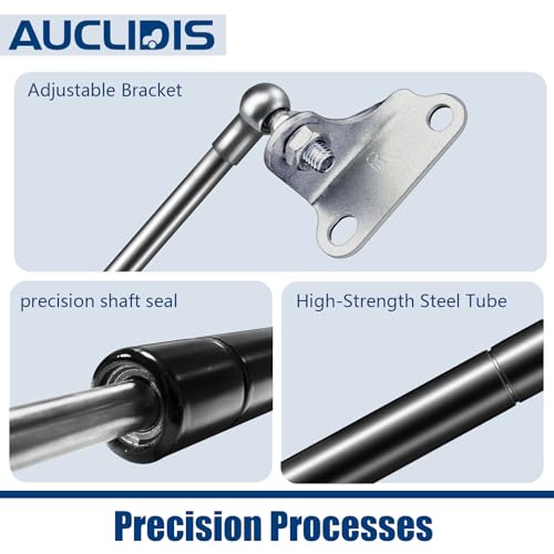 AUCLIDIS 25 Inch 80lb/356N Gas Strut Shock Spring Lift Support for RV Bed Storage Cover Tool Box Lid Basement Door Boat Hatch TV Cabinet Replacement Parts Kit, Set of 2 by AUCLIDIS - Image 4
