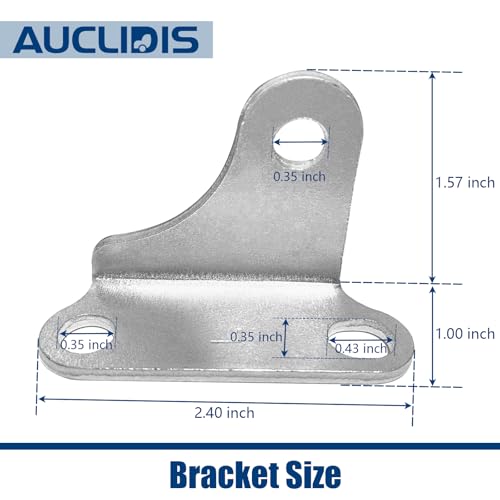 AUCLIDIS 25 Inch 80lb/356N Gas Strut Shock Spring Lift Support for RV Bed Storage Cover Tool Box Lid Basement Door Boat Hatch TV Cabinet Replacement Parts Kit, Set of 2 by AUCLIDIS - Image 3