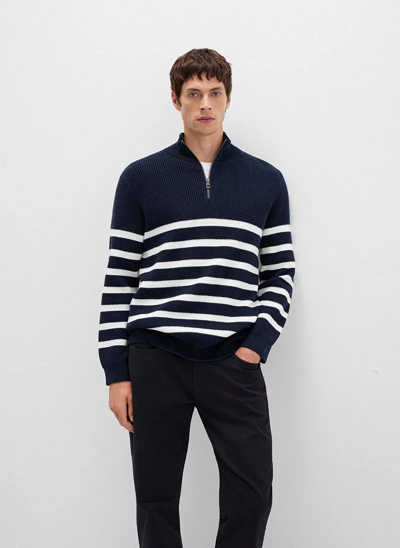 MAVI Striped Navy Sweater