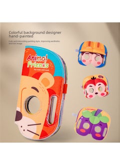 Generic Children's Mask Cloth Book Tear-up Cartoon Cute Animal Children's Educational Toys-Color:Scene Story Cloth Book-Ocean (Bag)  - Image 4