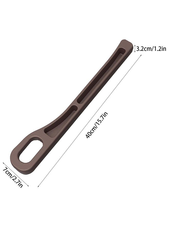 2 Pack Car Seat Gap Filler Organizer,2025 New No Drop Seat Guard,Suitable for Most Cars and Trucks To Stop Things From Dropping（brown） - Image 2