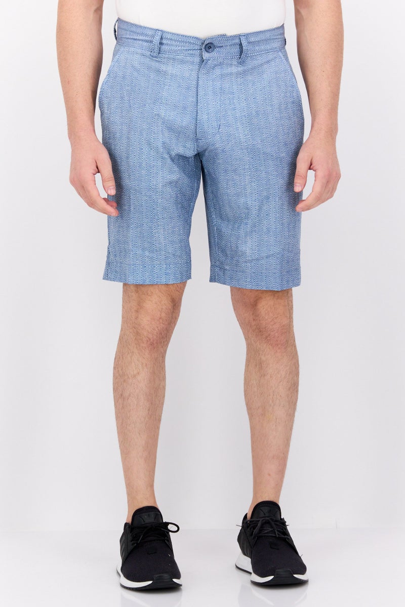 Vintage 1946 Men Sportswear Fit Golf Shorts, Blue - Image 1