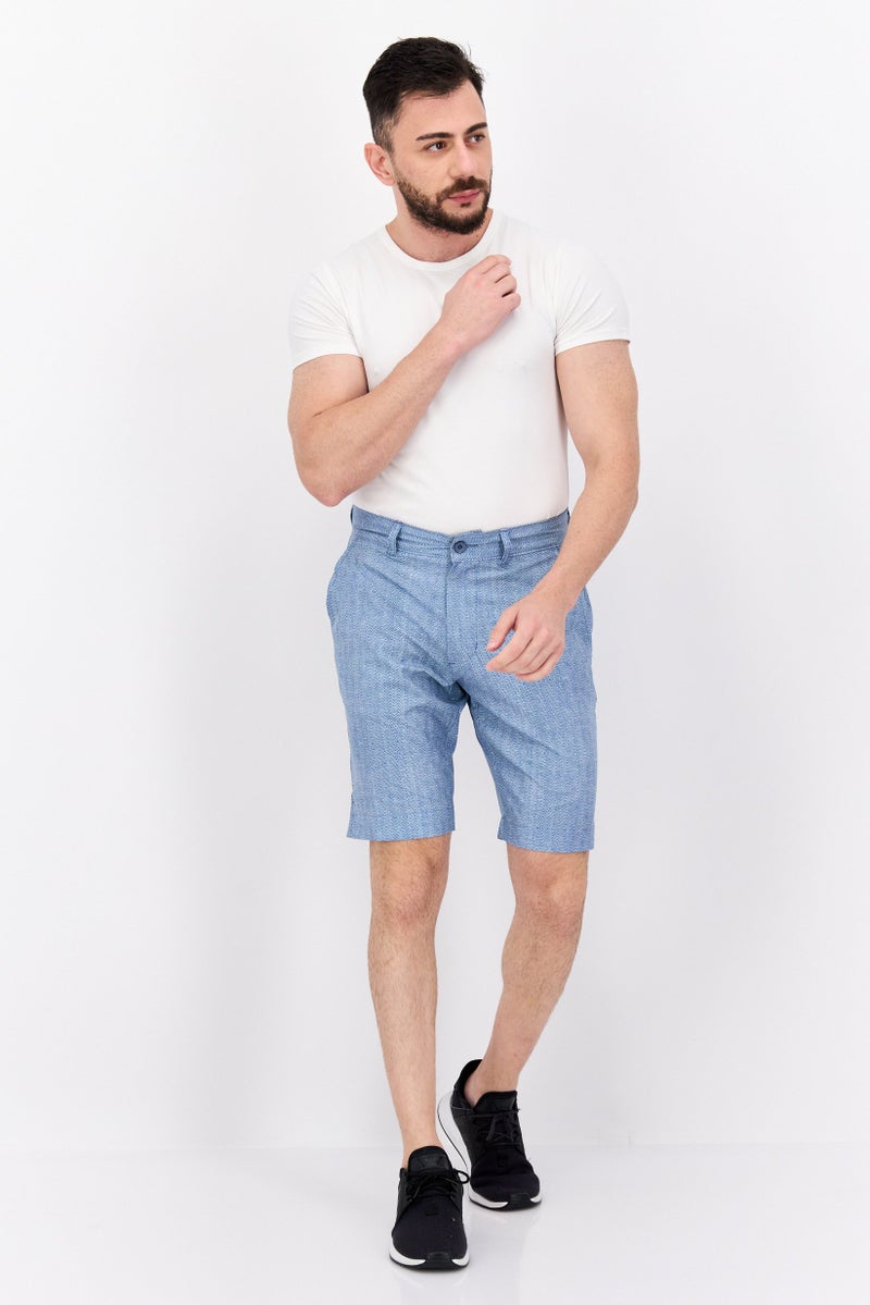 Vintage 1946 Men Sportswear Fit Golf Shorts, Blue - Image 3