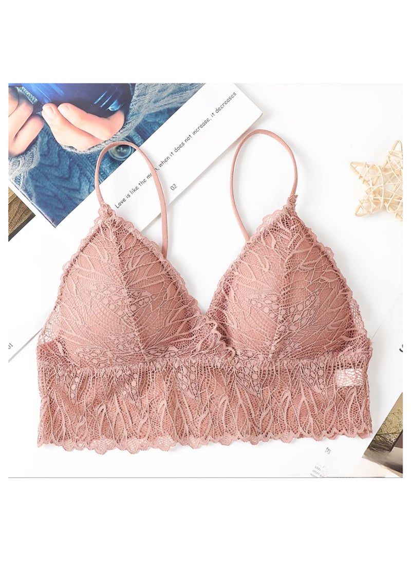2-Pieces Ladies Lace Tube Top Bra  - Image 3