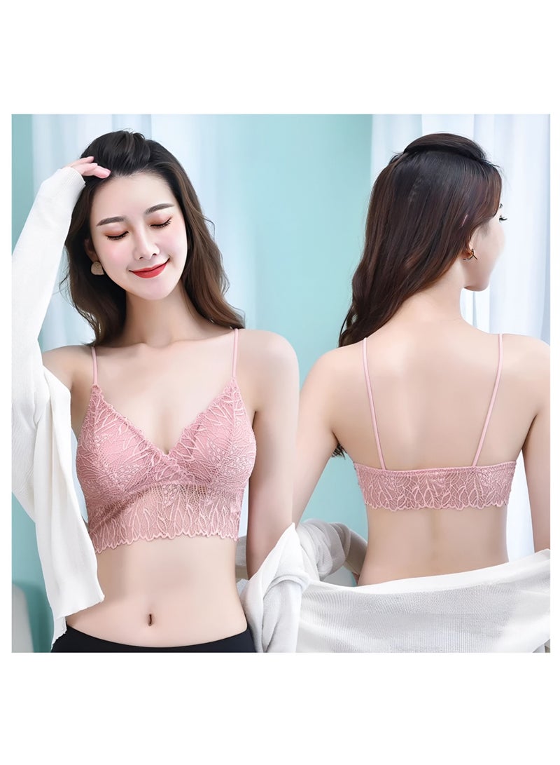 2-Pieces Ladies Lace Tube Top Bra  - Image 5