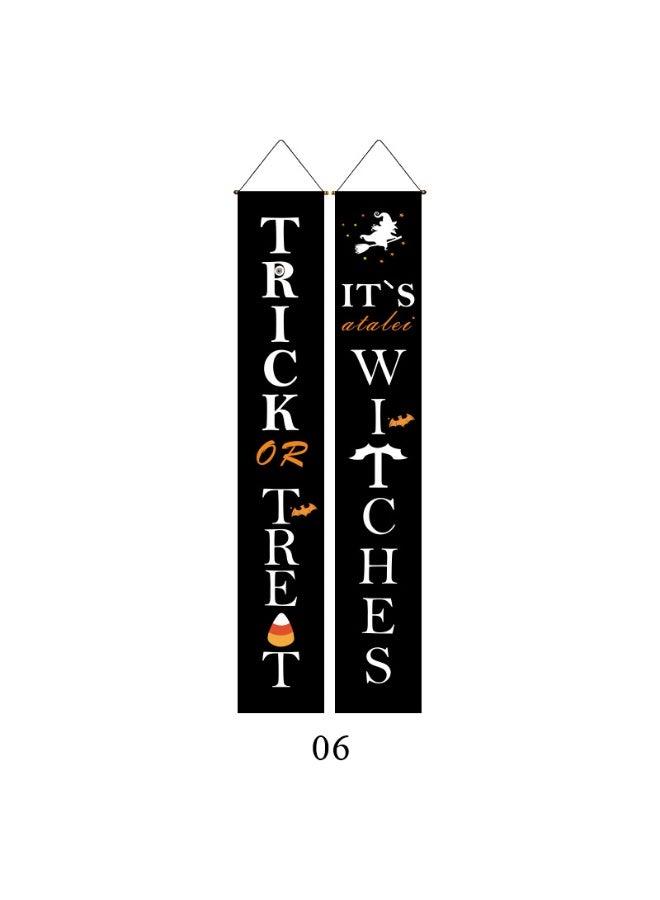 نيبمينينت طقم ستائر أبواب من 3 قطع لHalloween