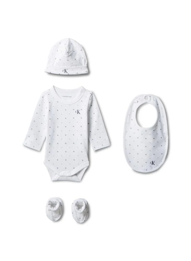 Calvin Klein Jeans Infant All-Over Print Baby Gift Set
