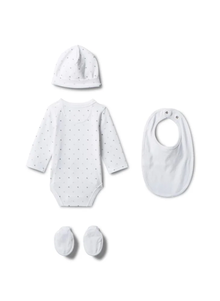 Calvin Klein Jeans Infant All-Over Print Baby Gift Set