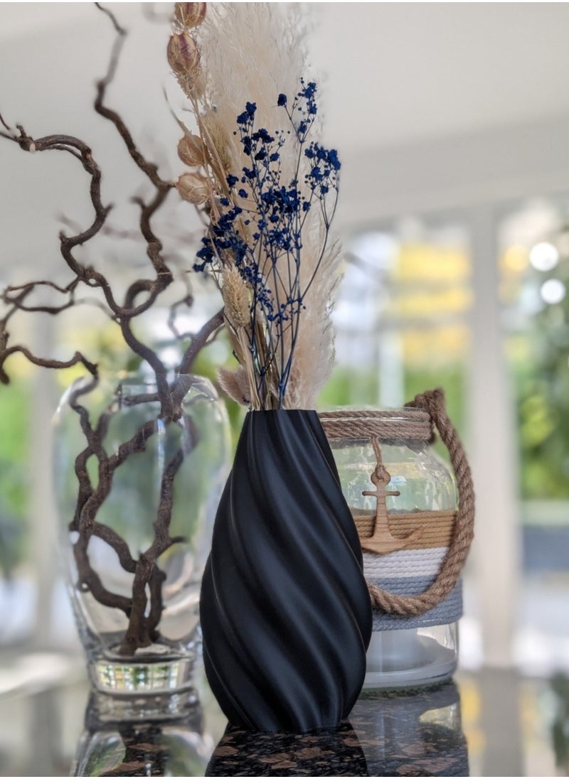 3D Brothers - Twisted Elegance Vase – A Spiral of Modern Sophistication - Image 1