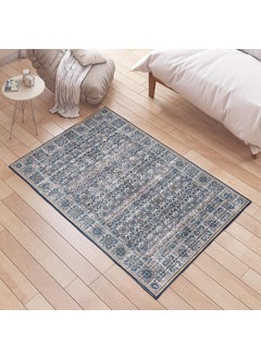 Status Contract Status Contract 3D Printed Perfect Rugs for Living Area | Rug and for Bedroom |Rug and for ining Table Rug Floor with Anti Slip Backing (3 x 5, Grayish Blue)  - Image 2