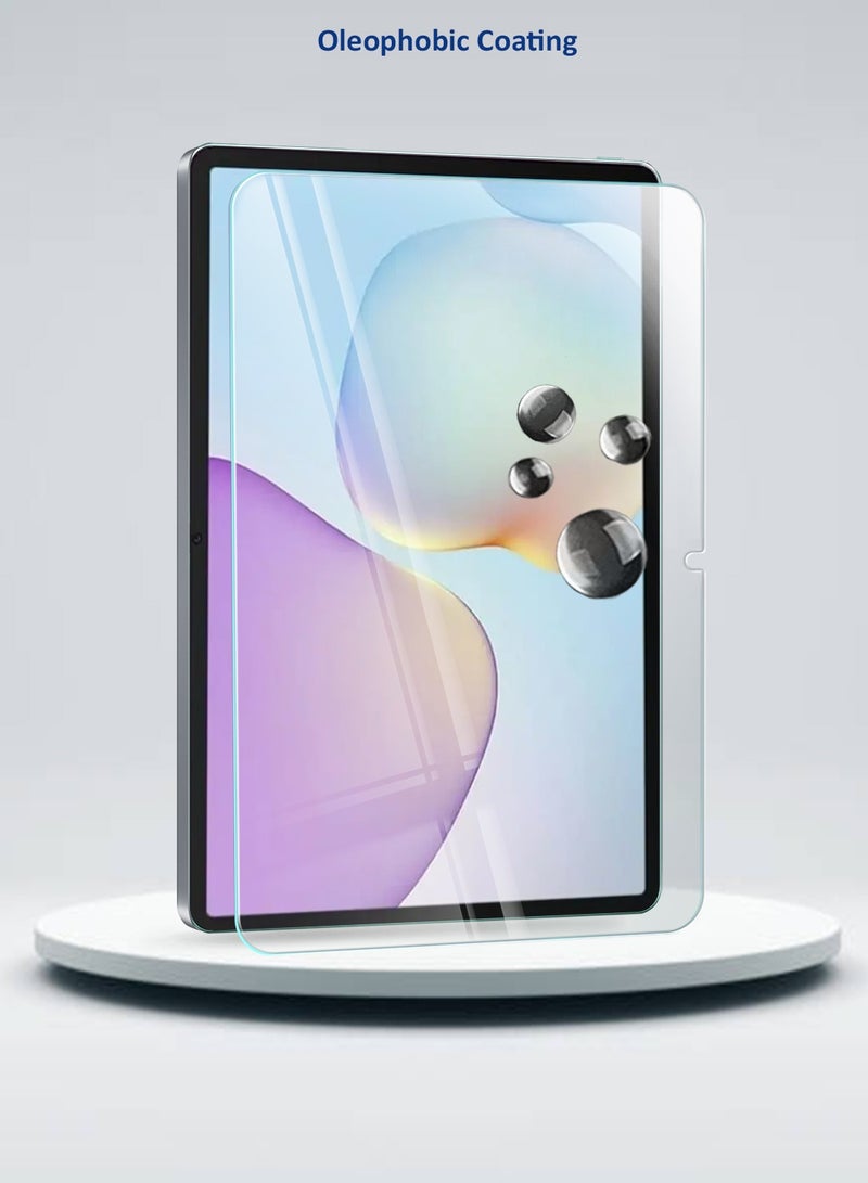 دبليو تيك واقي شاشة لوحي هواوي MatePad 11.5 (2026) بحجم 11.5 بوصة من سلسلة WTech بريميوم بحواف منحنية زجاج مقسى كامل عالي الوضوح 9H (TSGPCN) - شفاف - Image 5