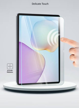 واقي شاشة لوحي هواوي MatePad 11.5 (2026) بحجم 11.5 بوصة من سلسلة WTech بريميوم بحواف منحنية زجاج مقسى كامل عالي الوضوح 9H (TSGPCN) - شفاف - view 5