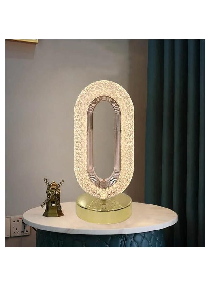 مصباح جانبي، اباجورة مودرن، مصباح مكتب، bedside lamp، ambient light، ديكور منزلي، إضاءة دافئة، مصباح قابل للشحن، lamp rechargeableأباجورة طاولة LED قابلة للشحن – مصباح مودرن مينيمل بإضاءة دافئة Ambient، ديكور أنيق لغرفة النوم والمكتب، هدية فاخرة للمنزل - Image 1