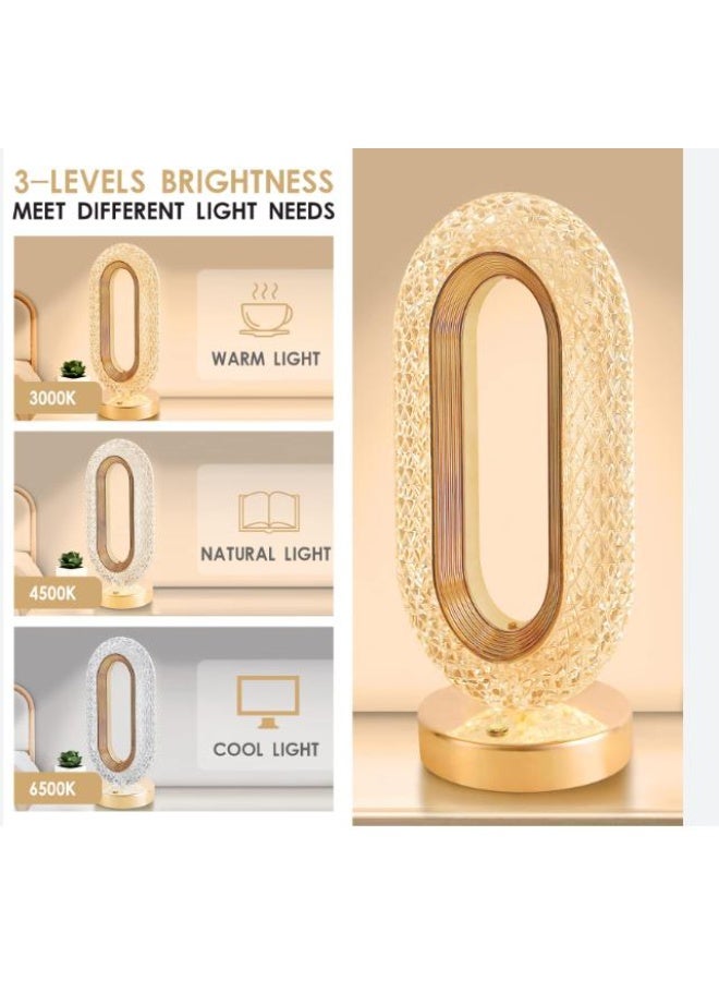 مصباح جانبي، اباجورة مودرن، مصباح مكتب، bedside lamp، ambient light، ديكور منزلي، إضاءة دافئة، مصباح قابل للشحن، lamp rechargeableأباجورة طاولة LED قابلة للشحن – مصباح مودرن مينيمل بإضاءة دافئة Ambient، ديكور أنيق لغرفة النوم والمكتب، هدية فاخرة للمنزل - Image 2