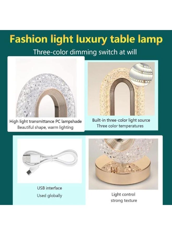 مصباح جانبي، اباجورة مودرن، مصباح مكتب، bedside lamp، ambient light، ديكور منزلي، إضاءة دافئة، مصباح قابل للشحن، lamp rechargeableأباجورة طاولة LED قابلة للشحن – مصباح مودرن مينيمل بإضاءة دافئة Ambient، ديكور أنيق لغرفة النوم والمكتب، هدية فاخرة للمنزل - Image 4