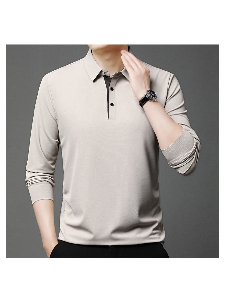 Luxurious Men's Polo Shirt Summer Thin Breathable Fashion Business Youth T-Shirt  Style Upper Body - Image 3