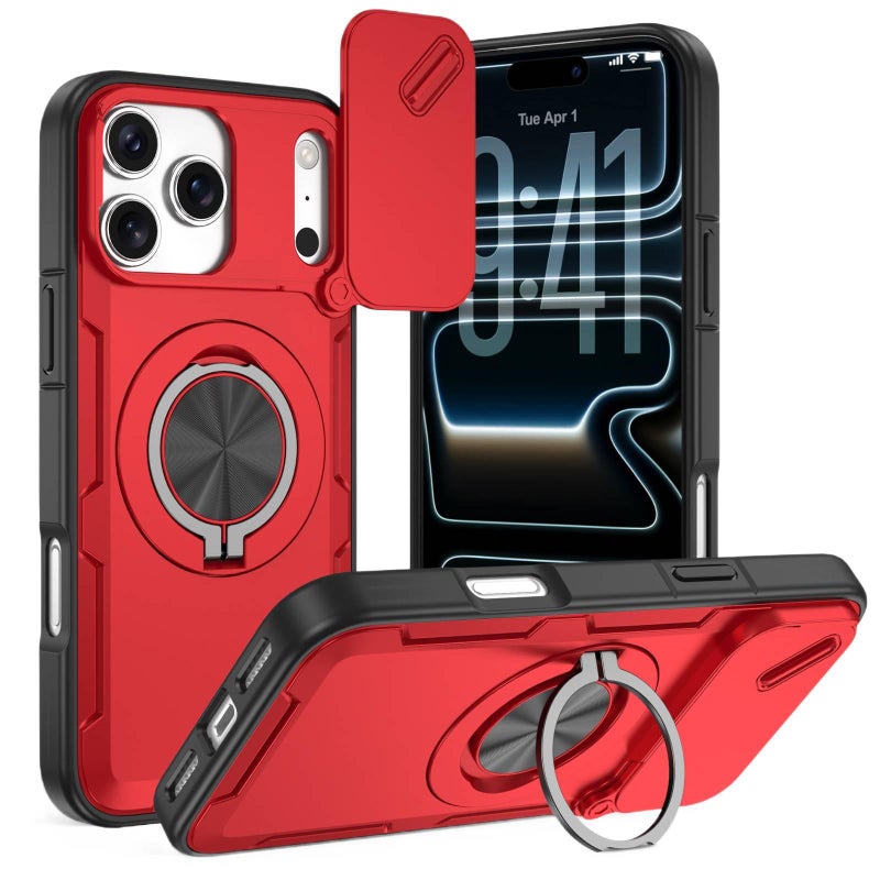 MagSafe Case | Blue | TPU | Strong Magnetic | Kickstand | Shockproof Cover for iPhone 17 / 17 Air / 17 Pro / 17 Pro Max - Image 2