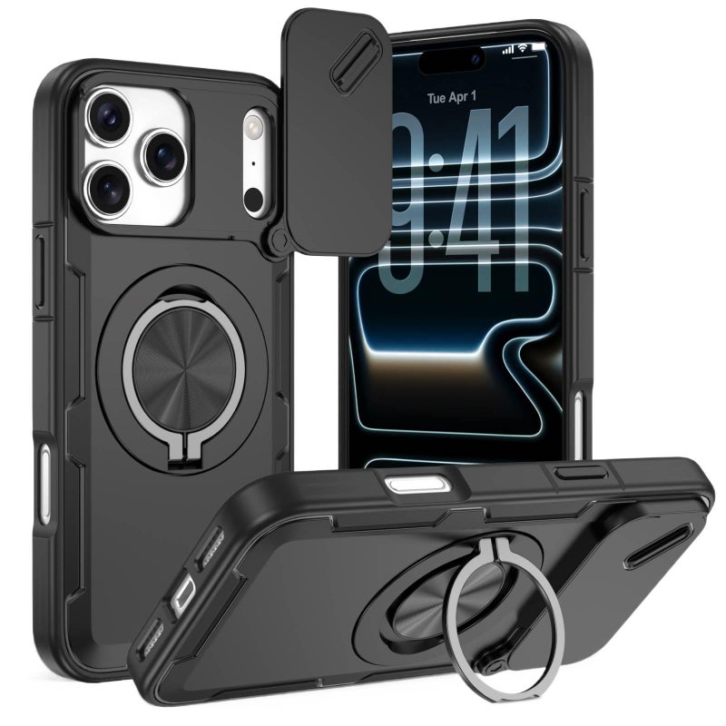 MagSafe Case | Blue | TPU | Strong Magnetic | Kickstand | Shockproof Cover for iPhone 17 / 17 Air / 17 Pro / 17 Pro Max - Image 4