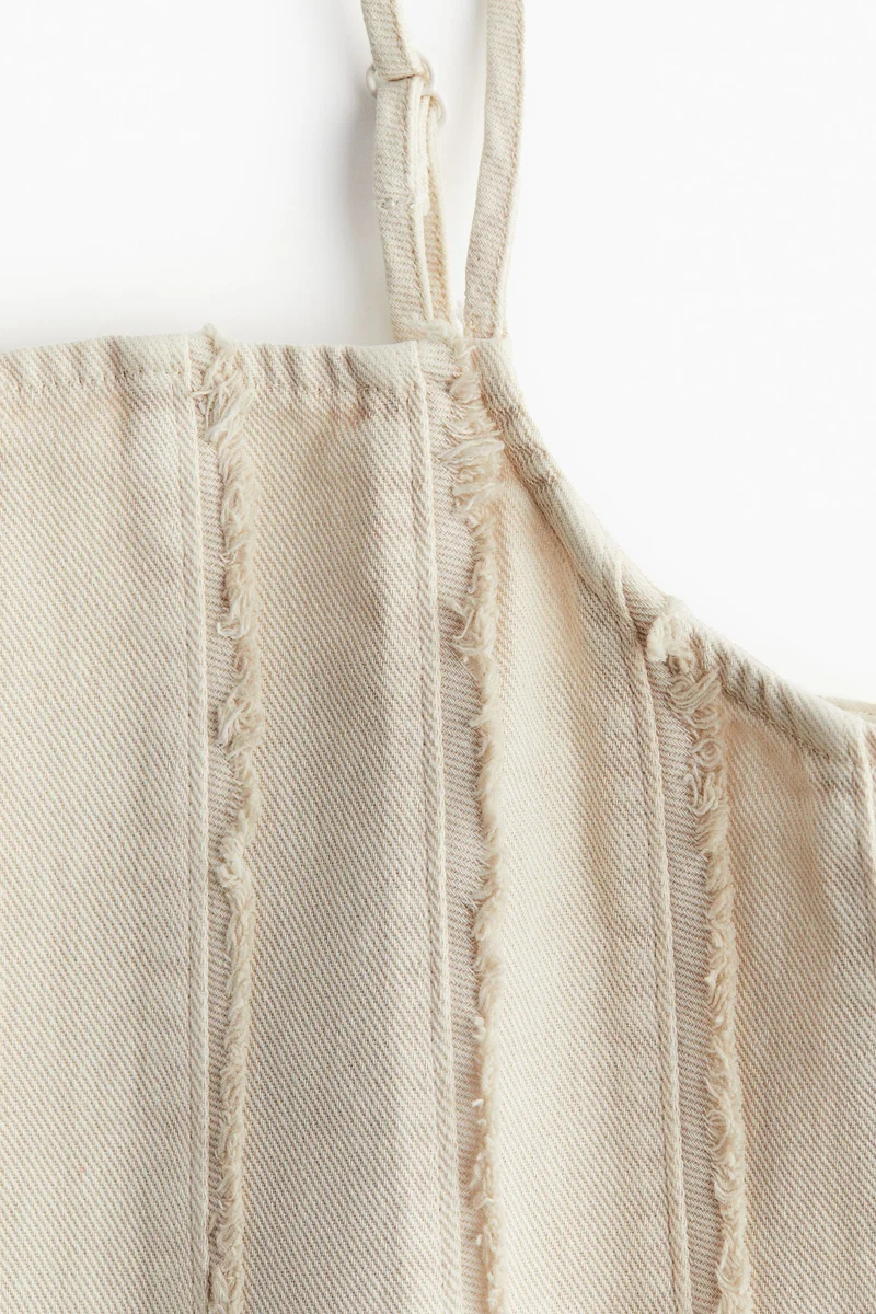 H&M Washed-look strappy top