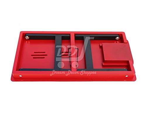 DDS Dream Decor Shoppee Wood Portable Laptop Table Adjustable Height With 1 Drawer (Red) - Image 5