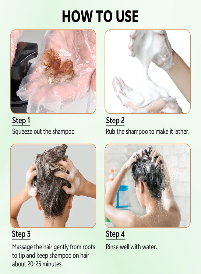 JUANCHI Dark Brown Hair Dye Shampoo 3 in 1, 150ML Hair Dye Shampoo for Women Men - Image 5