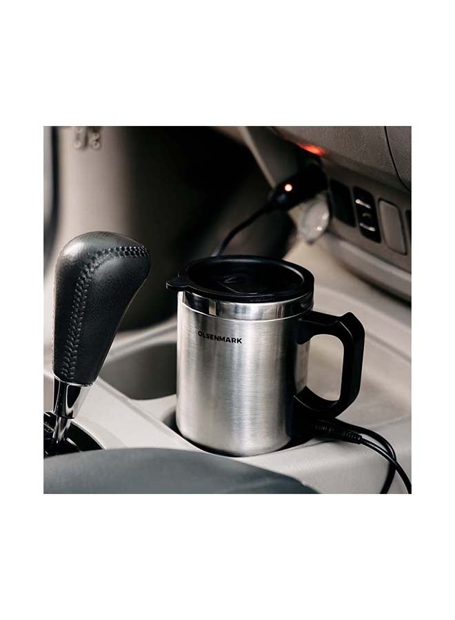 أولسنمارك مج كهربائي للسيارة مناسب للسفر 500 ml 30 W OMCK2482 فضي - Image 2