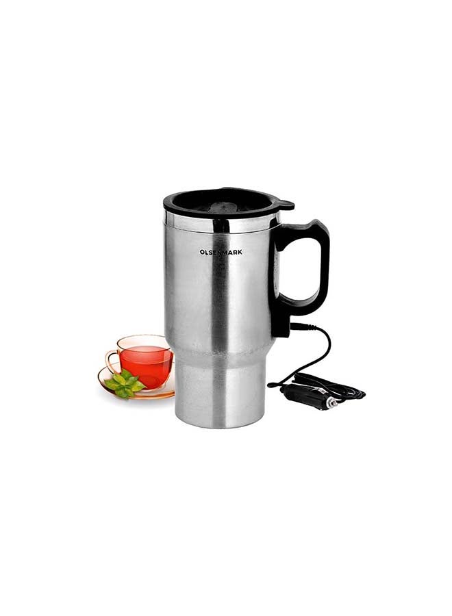 أولسنمارك مج كهربائي للسيارة مناسب للسفر 500 ml 30 W OMCK2482 فضي - Image 1