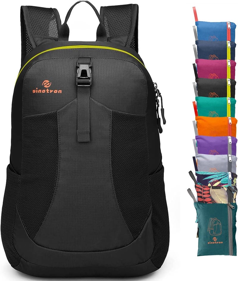 sinotron 22L Lightweight Packable Hiking Backpack, Small Hiking Backpack Day Pack for Women Men Travel Camping Vacation - Image 1