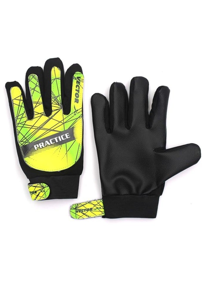 Vector X Practice Goalkeeper Gloves | Gloves with Finger Saves & Super Grip Palms | Soccer Goalkeeper Gloves for Youth | Adult - Image 1