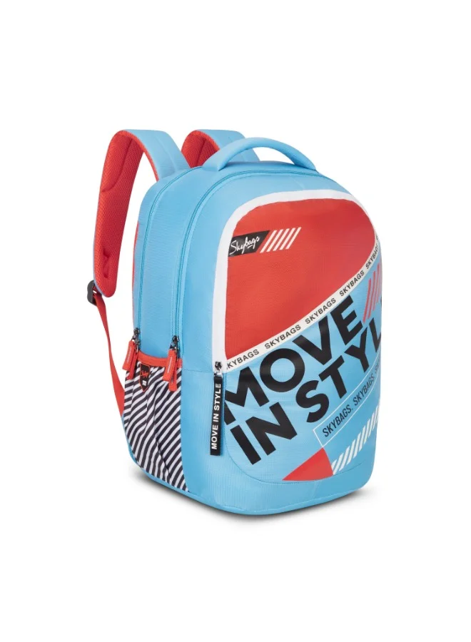Skybags SKYBAGS KLAN PLUS 05 Unisex Sky Blue School Backpack - SK BPKPLS5SBL