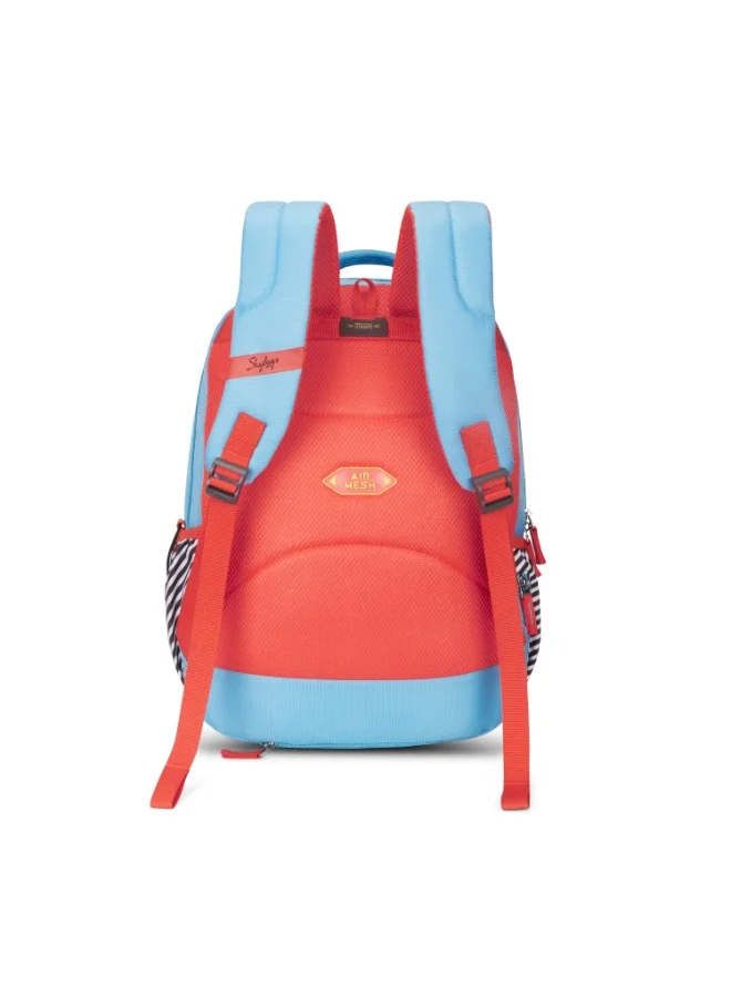Skybags SKYBAGS KLAN PLUS 05 Unisex Sky Blue School Backpack - SK BPKPLS5SBL
