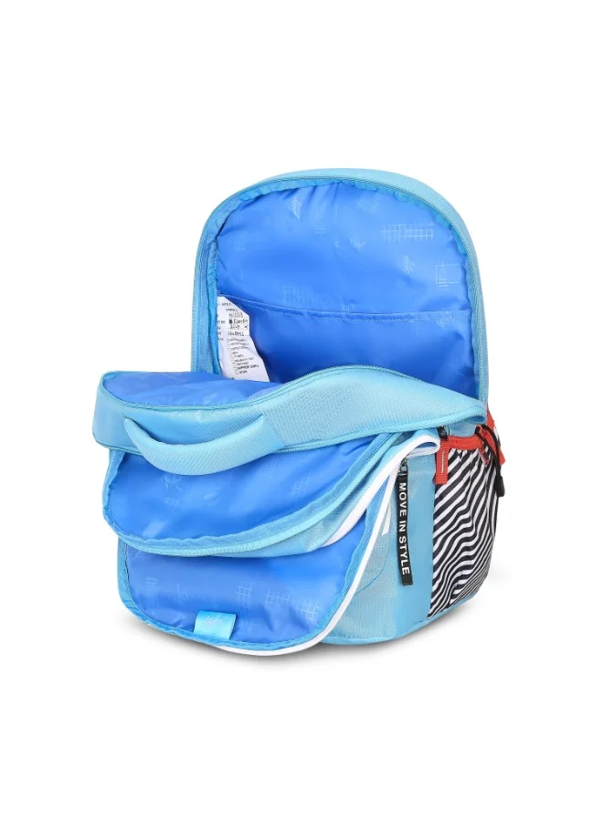 Skybags SKYBAGS KLAN PLUS 05 Unisex Sky Blue School Backpack - SK BPKPLS5SBL