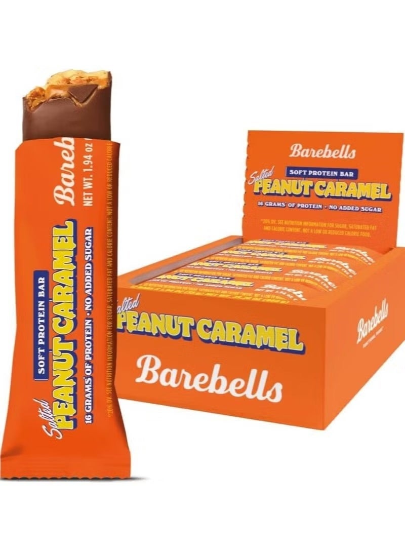 Barebells Protein Bar Salted Peanut Caramel – 55g Pack of 12 - Image 1
