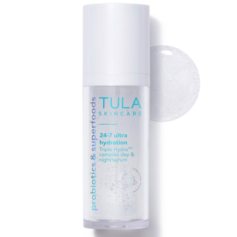 TULA Skin Care 24/7 Ultra Hydration - Triple Hydra Complex Day & Night Serum, Plumps Skin & Delivers Moisture While Reducing Fine Lines, 1 fl oz. - Image 1