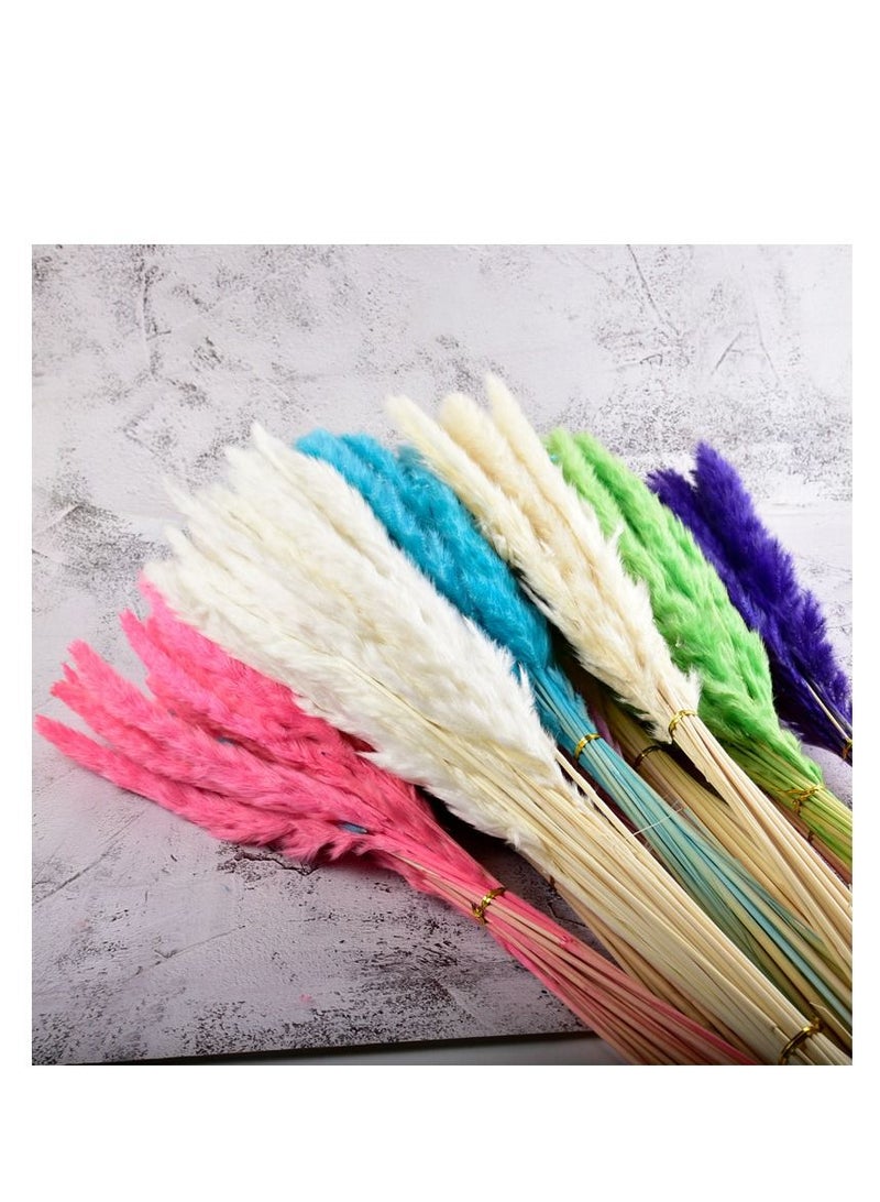 15-Piece Artificial Grass Stem Pink - Image 2