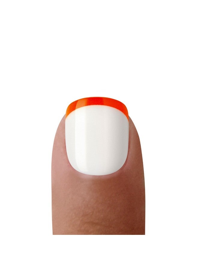 Impress KISS imPRESS Mini Press-On Nails Manicure for Kids - 'French Pop' - Beginner Nail Art Set with Nail File & 20 Fake Nails - Image 2