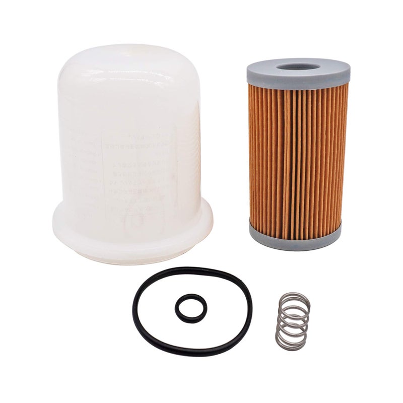 1552143160 1552143130 Tractor Fuel Filter Kit with Oring Filter Bowl Spring Replacement for Kubota L235 L275 L3600 1140 1145 1165