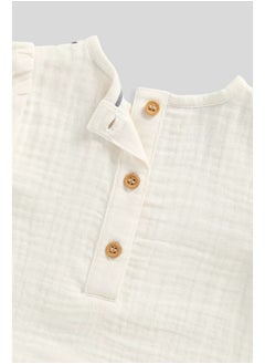 mothercare Muslin Top and Shorts Set  - Image 4